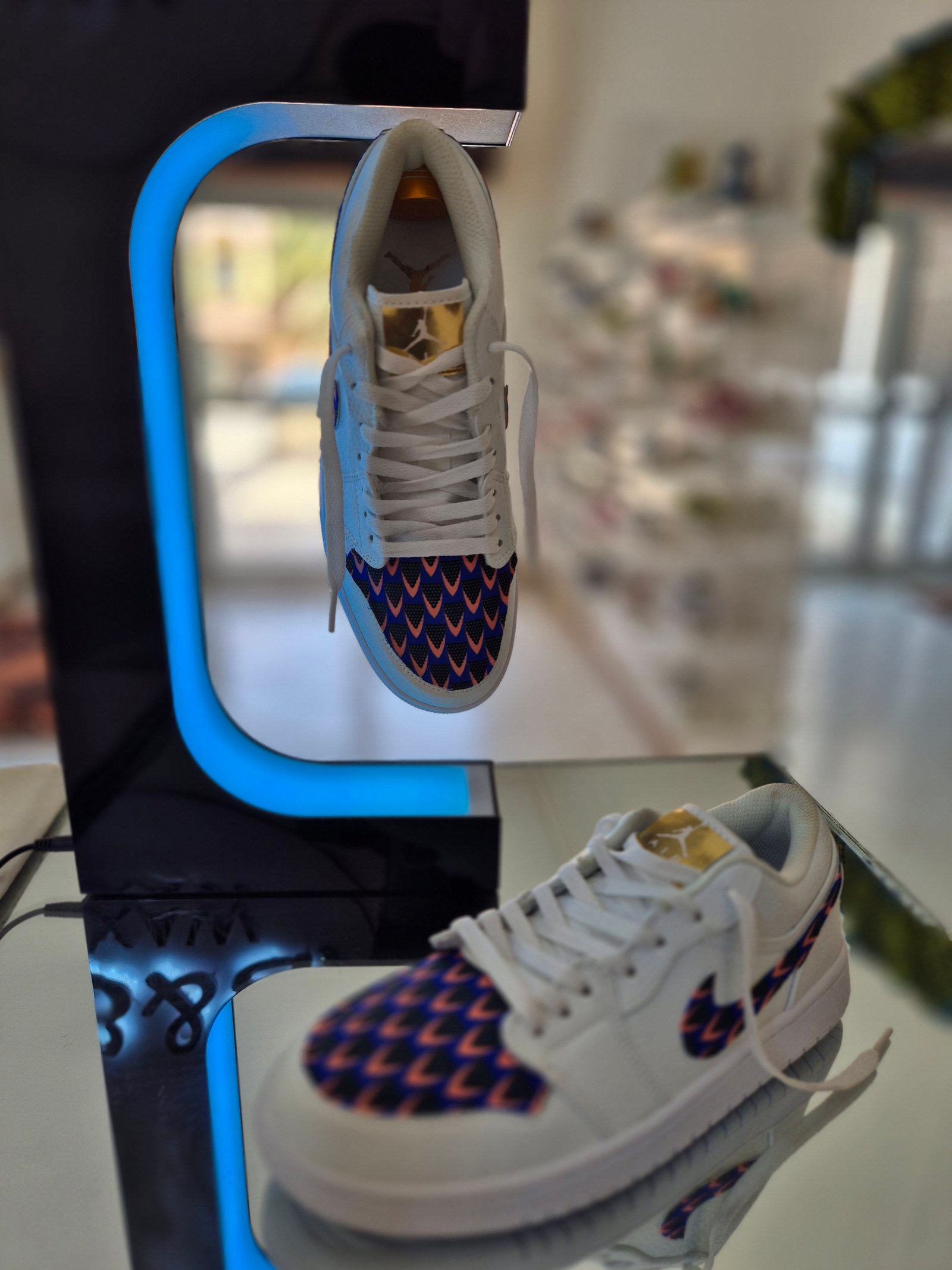 Nike air jordan1 Ecaillé violet rose