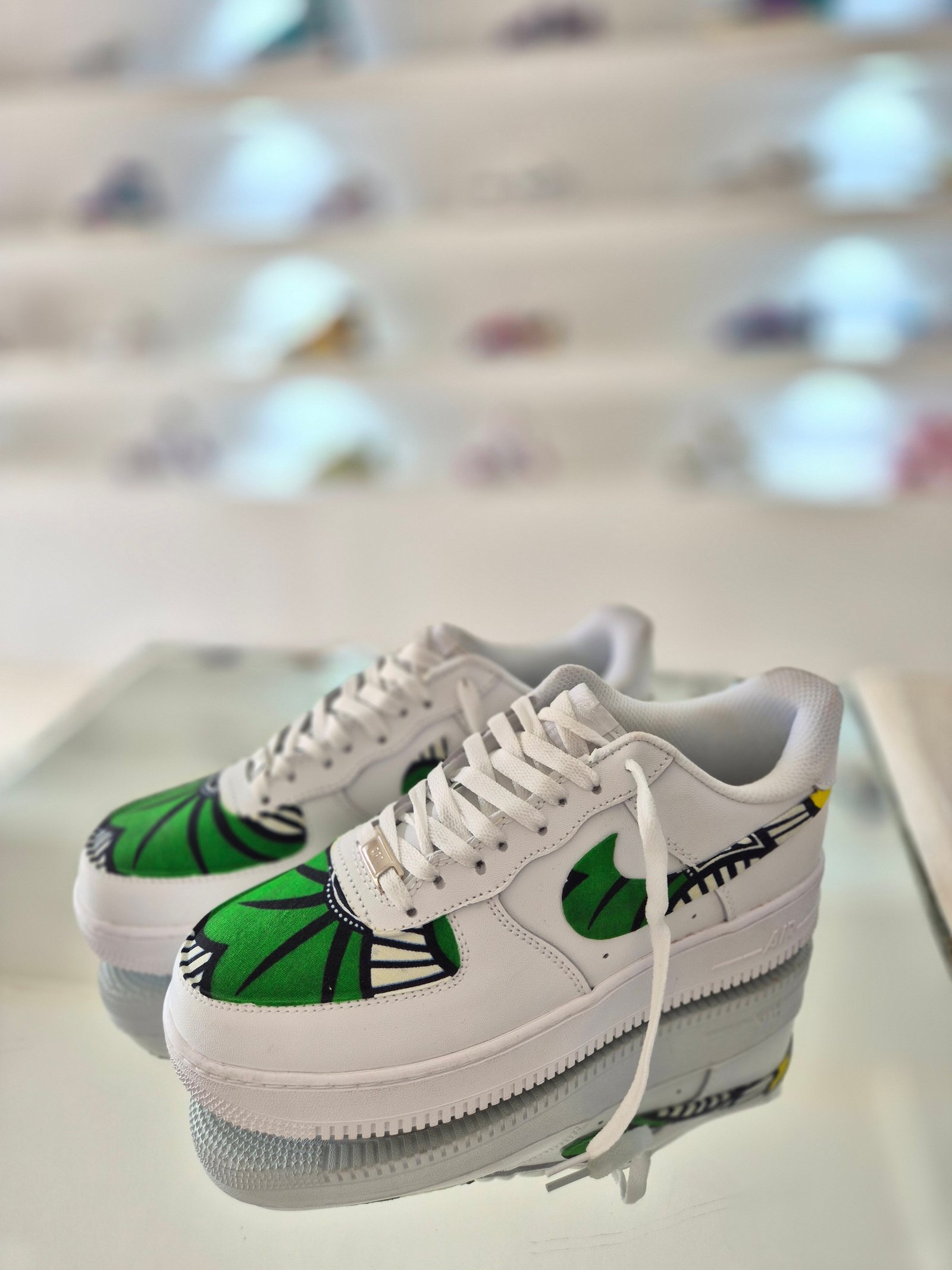 AIR FORCE 1 FLEUR DE MARIAGE VERT