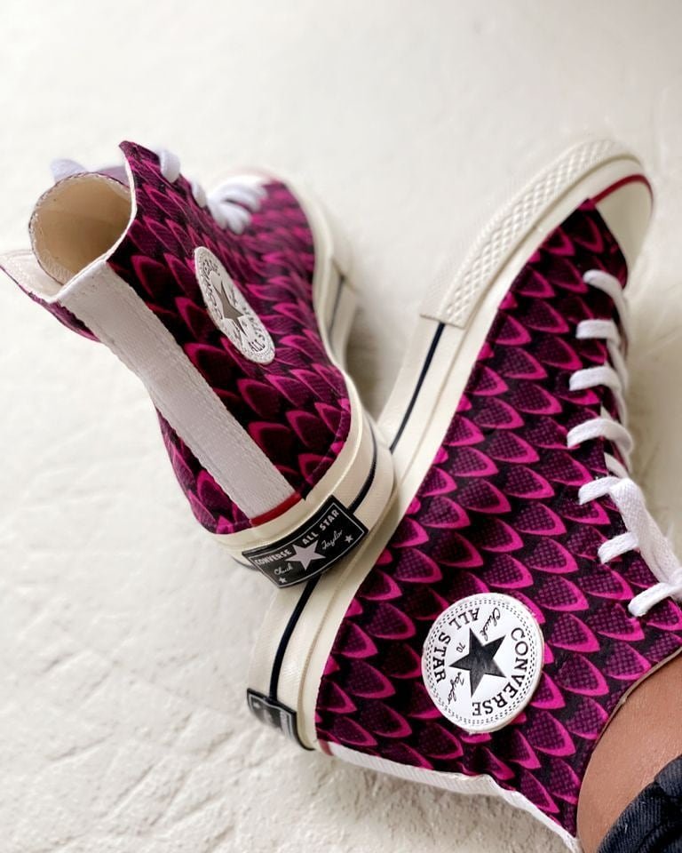CONVERSE MONTANTE ECAILLE ROSE